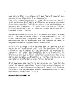 Travail des enfants à Kinshasa : Formes et descriptions