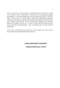 Travail des enfants à Kinshasa : Formes et descriptions