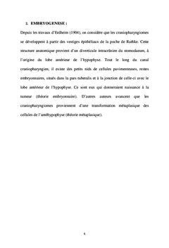 Le craniopharyngiome