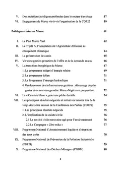 Le Maroc de l'économie verte