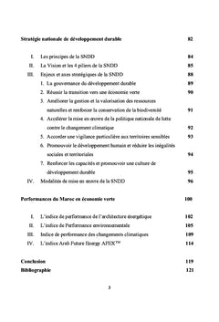 Le Maroc de l'économie verte