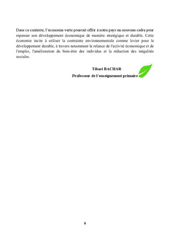 Le Maroc de l'économie verte