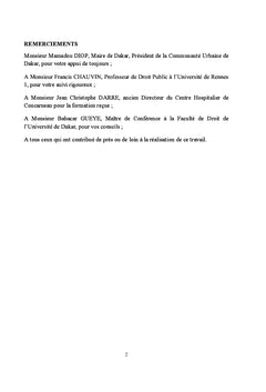 L'Etat et l'hôpital public au Sénégal
