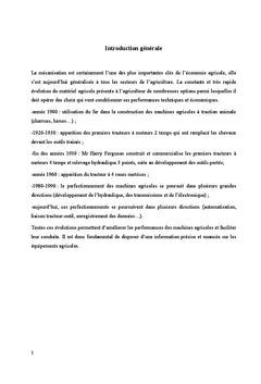 La mecanisation: une information precise sur les equipements agricoles