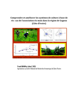 Comprendre et améliorer les systèmes de culture à base de riz