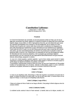 Kadhafi: Soldat d'Allah ou Précurseur Politique?