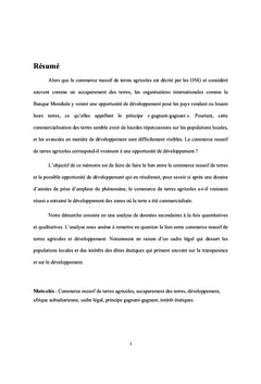 Commerce massif de terres : le nouveau monopoly