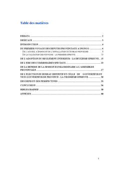 L'installation de la nouvelle province du Mai-Ndombe