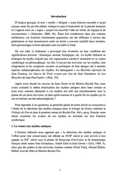 Une étude littéraire sur les oeuvres de Jean Giono