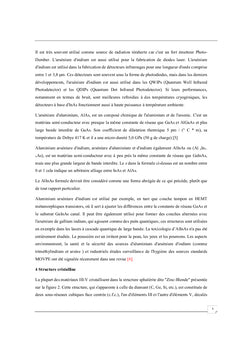 Investigation opto électronique des composés à base d'arsenic
