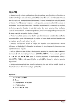 Gestion des ressources naturelles, business vert-alimentation durable