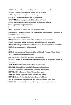 Cohésion sociale en Côte d'Ivoire à travers le processus de DDR