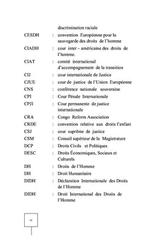 Les Droits de l'Homme en Afrique