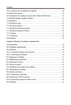 Effet des procédés de finition sur la rugosité des surfaces en contact
