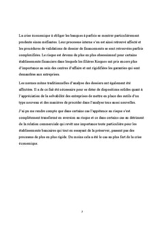Conjoncture economique et Acces des PME au Financement Bancaire