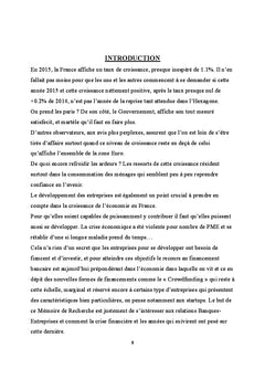 Conjoncture economique et Acces des PME au Financement Bancaire