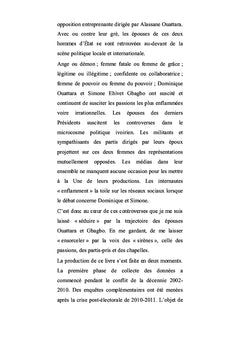 Premières dames ivoiriennes et TIC pendant la crise post-électorale