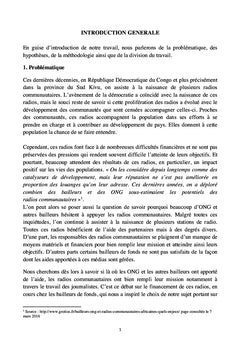Impact du financement des bailleurs de fonds sur la liberté d'expression