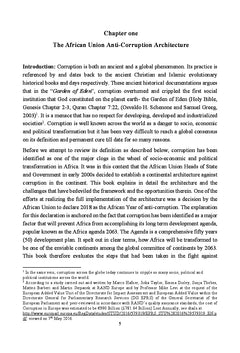 The African Union and the Fight against Corruption