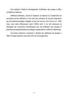 Pompes a efflux comme mecanisme de resistance aux antibiotiques