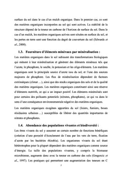 Cartographie de la fertilite des sols Tunisiens: carbone organique