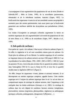 Cartographie de la fertilite des sols Tunisiens: carbone organique
