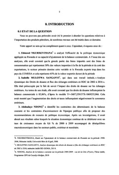 Importations et balance commerciale