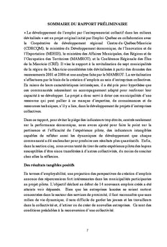 Développement et entrepreneuriat collectif
