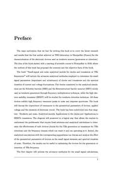Small-signal and noise analytical models for diodes and transistor at THz frequencies