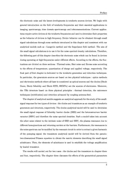 Small-signal and noise analytical models for diodes and transistor at THz frequencies