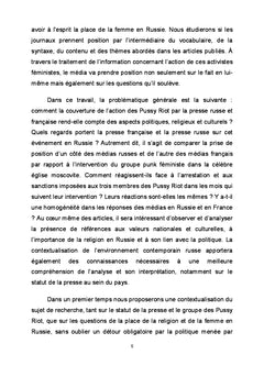 Les Pussy Riot dans la presse française et russe