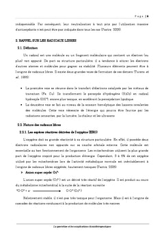 La quercétine et les complications chimiothérapeutiques