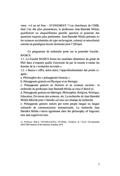 Les sciences coloniales dans l'Histoire des sciences en Afrique