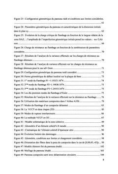 Résistance au flambage des panneaux raidis