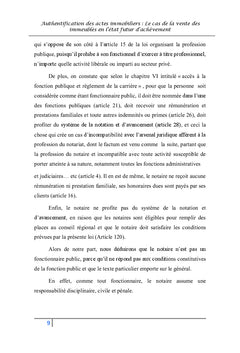 Authentification des actes immobiliers le cas de VeFA