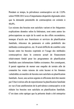 Analyse des groupes à risque des femmes en matière