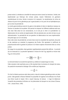 Développement des modèles de transferts massiques et thermiques