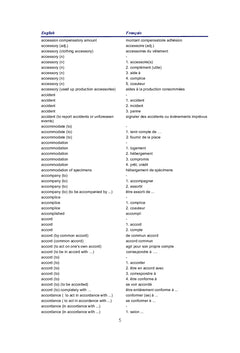 Dictionnaire des termes techniques douaniers Anglais/Français
