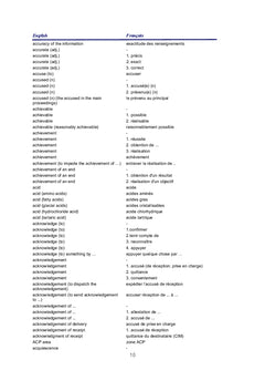 Dictionnaire des termes techniques douaniers Anglais/Français