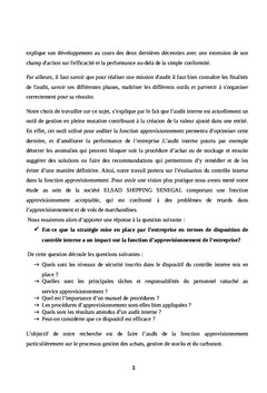 Impact du contrôle interne dans la fonction approvisionnement
