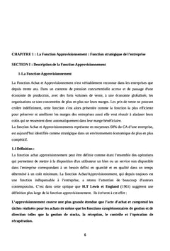 Impact du contrôle interne dans la fonction approvisionnement