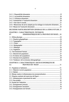 Analyse de la Vulnérabilité Socio-économique des Ménages de Ngozi