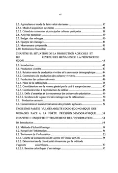 Analyse de la Vulnérabilité Socio-économique des Ménages de Ngozi