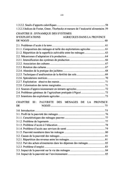 Analyse de la Vulnérabilité Socio-économique des Ménages de Ngozi