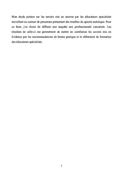 Quels savoirs mis en oeuvre par les éducateurs spécialisés