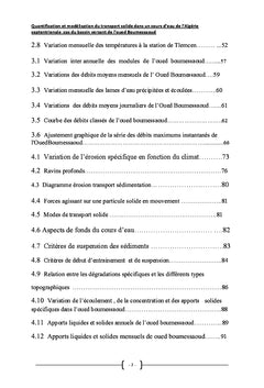 Quantification Et Modelisation Du Transport Solide Dans Un Cours D'eau