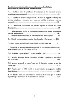 Quantification Et Modelisation Du Transport Solide Dans Un Cours D'eau
