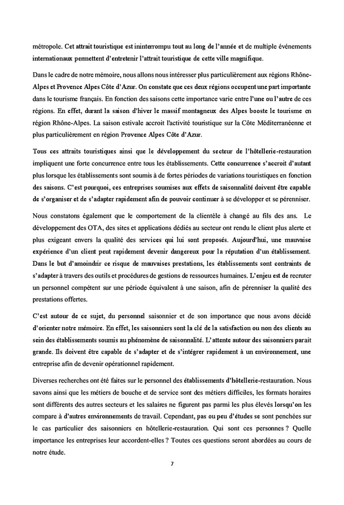 Management et fidélisation des saisonniers en hôtellerie