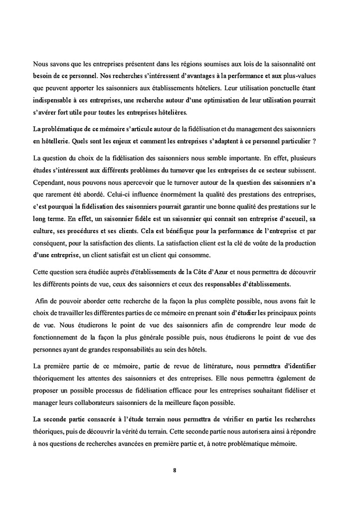 Management et fidélisation des saisonniers en hôtellerie