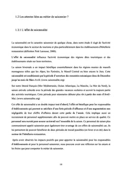 Management et fidélisation des saisonniers en hôtellerie